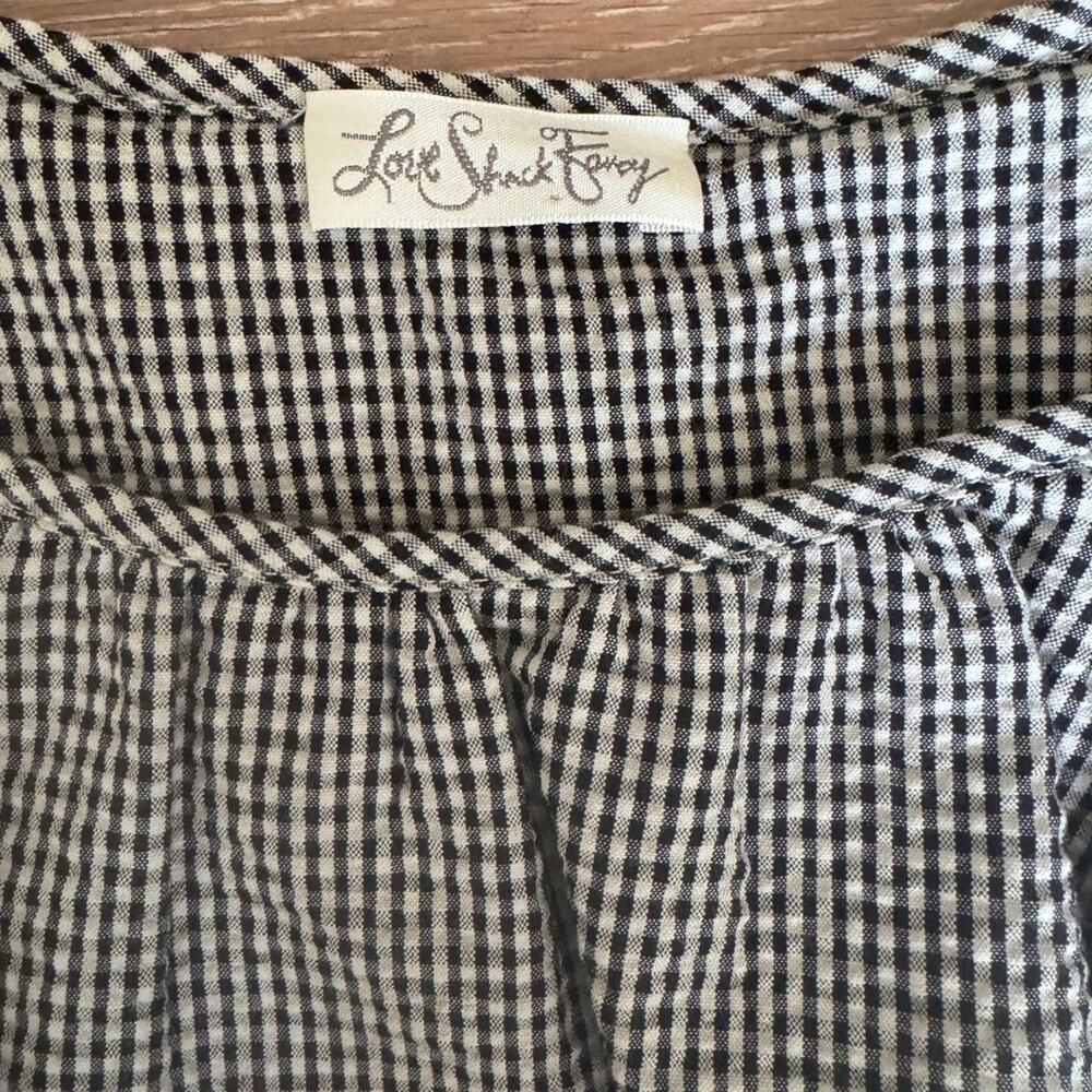 LoveShackFancy Lacey Gingham Ruffled Mini Dress - image 8